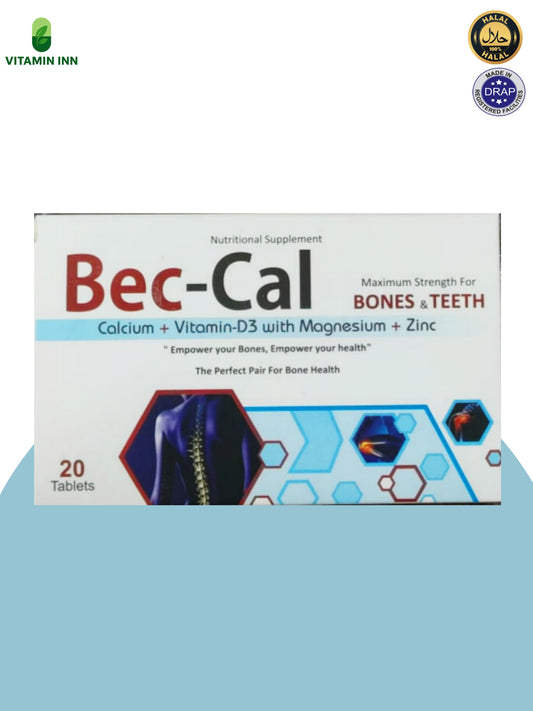 Bec-Cal Tablets – Maximum Strength for Bones & Teeth