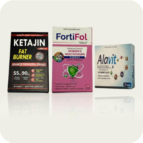 Ketajin + FortiFol + Alavit — Ultimate Wellness & Fitness Bundle